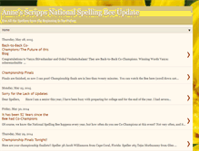 Tablet Screenshot of annespellingbee.blogspot.com