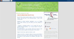 Desktop Screenshot of jordansdaily.blogspot.com