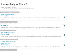 Tablet Screenshot of jordansdaily.blogspot.com