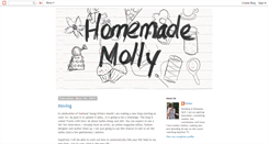 Desktop Screenshot of homemademolly.blogspot.com