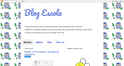 Desktop Screenshot of blogescolaonline.blogspot.com