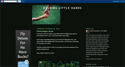 Desktop Screenshot of holdinglittlehands.blogspot.com