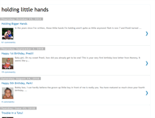 Tablet Screenshot of holdinglittlehands.blogspot.com