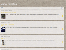 Tablet Screenshot of momsrambling.blogspot.com