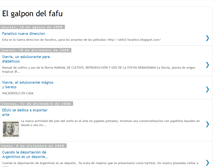 Tablet Screenshot of elgalpondelfafu.blogspot.com