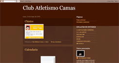 Desktop Screenshot of clubatletismocamas.blogspot.com