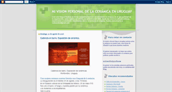 Desktop Screenshot of encuentronacionalceramistasuruguay.blogspot.com