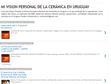 Tablet Screenshot of encuentronacionalceramistasuruguay.blogspot.com