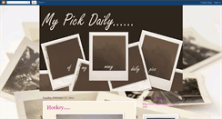 Desktop Screenshot of pickdaily.blogspot.com