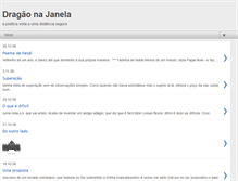Tablet Screenshot of dragaonajanela.blogspot.com