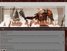 Tablet Screenshot of iamapaladin.blogspot.com