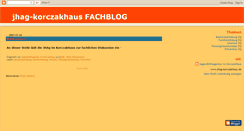 Desktop Screenshot of jhag-korczakhaus.blogspot.com