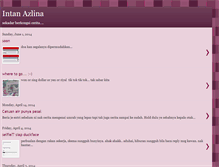 Tablet Screenshot of intanazlina.blogspot.com