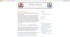 Desktop Screenshot of prayerwarriorwashington.blogspot.com