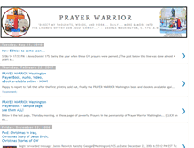 Tablet Screenshot of prayerwarriorwashington.blogspot.com