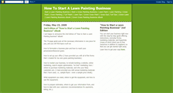 Desktop Screenshot of lawnpaintingbusiness.blogspot.com