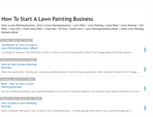 Tablet Screenshot of lawnpaintingbusiness.blogspot.com