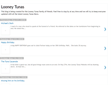 Tablet Screenshot of looneytunas.blogspot.com