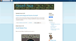 Desktop Screenshot of airsoftasia.blogspot.com