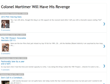 Tablet Screenshot of colonelmortimer.blogspot.com