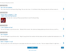 Tablet Screenshot of peacock-king-stories.blogspot.com