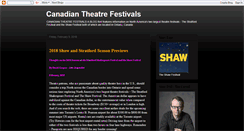 Desktop Screenshot of canadiantheatrefestivals.blogspot.com