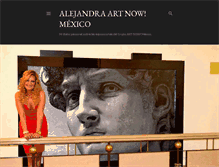 Tablet Screenshot of alejandraartnowmex.blogspot.com