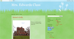 Desktop Screenshot of mrsedwardsclass.blogspot.com