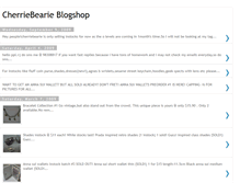 Tablet Screenshot of cherriebearie.blogspot.com