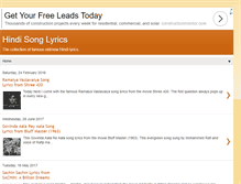 Tablet Screenshot of hindilyrics-hindisonglyrics.blogspot.com