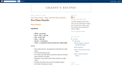 Desktop Screenshot of grannys-recipe.blogspot.com