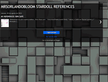 Tablet Screenshot of mrsorlandobloomstardollreferences.blogspot.com