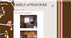 Desktop Screenshot of familyofpeacocks.blogspot.com