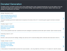 Tablet Screenshot of donatedgeneration.blogspot.com