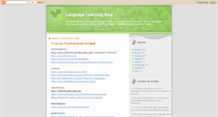 Desktop Screenshot of languagelearningblog.blogspot.com
