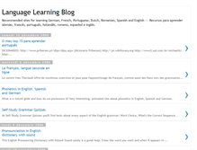 Tablet Screenshot of languagelearningblog.blogspot.com