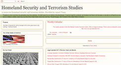 Desktop Screenshot of homelandsecuritystudies.blogspot.com