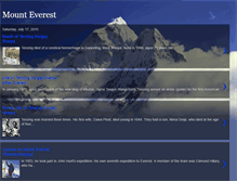 Tablet Screenshot of mteverestnepal-topendra.blogspot.com