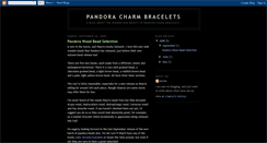 Desktop Screenshot of buypandoracharmbracelets.blogspot.com