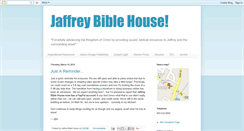 Desktop Screenshot of jaffreybiblehouse.blogspot.com