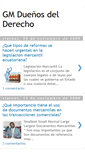 Mobile Screenshot of derechomg.blogspot.com