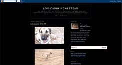 Desktop Screenshot of logcabinhomestead.blogspot.com