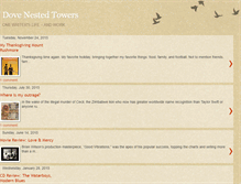 Tablet Screenshot of dovenestedtowers.blogspot.com