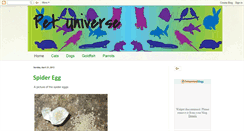 Desktop Screenshot of pet-universe.blogspot.com