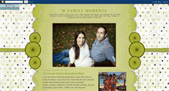 Desktop Screenshot of mfamilymoments.blogspot.com