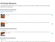 Tablet Screenshot of mfamilymoments.blogspot.com
