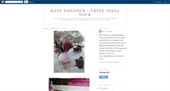 Desktop Screenshot of katetailyourindiatour.blogspot.com