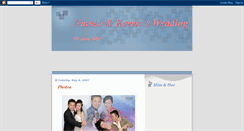 Desktop Screenshot of namcokarenwedding.blogspot.com