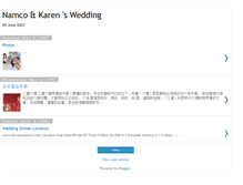 Tablet Screenshot of namcokarenwedding.blogspot.com