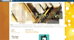 Desktop Screenshot of bookishnerd.blogspot.com